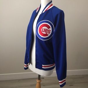 Vintage Chicago Cubs Zippered Jacket Sz L